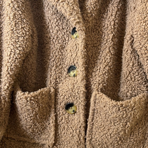 Free People So Soft Cozy Peacoat Jacket - Picture 2 of 6